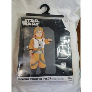 STAR WARS Boys X Wing Fighter Pilot Halloween Costume Purim 2T 3T Toddler NEW